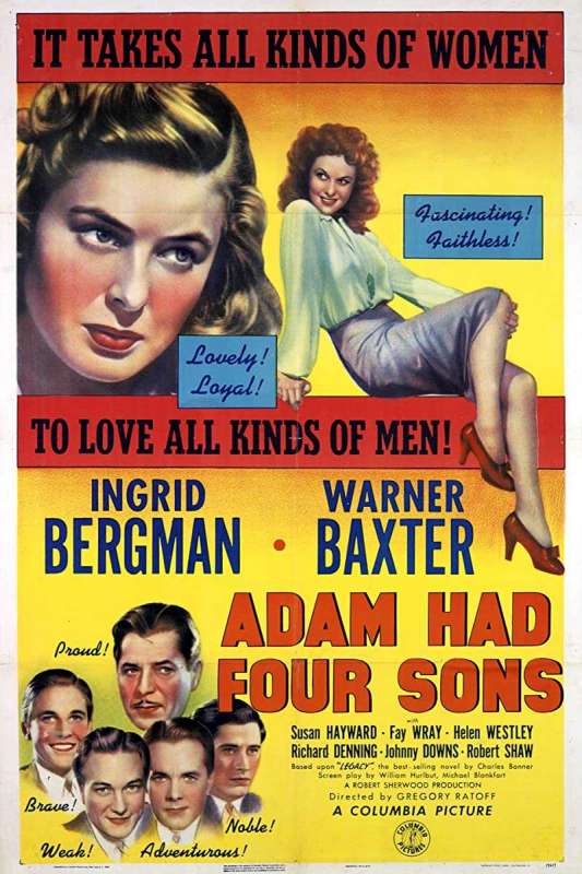 فيلم Adam Had Four Sons 1941 مترجم