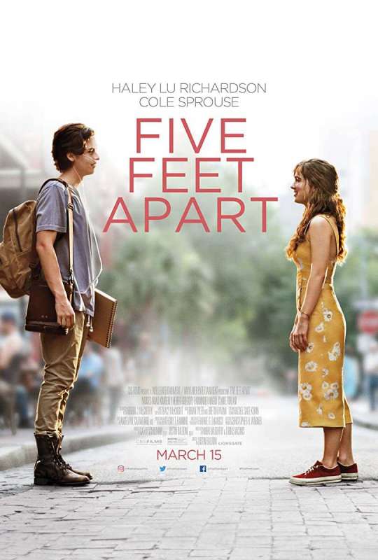 فيلم 2019 Five Feet Apart مترجم