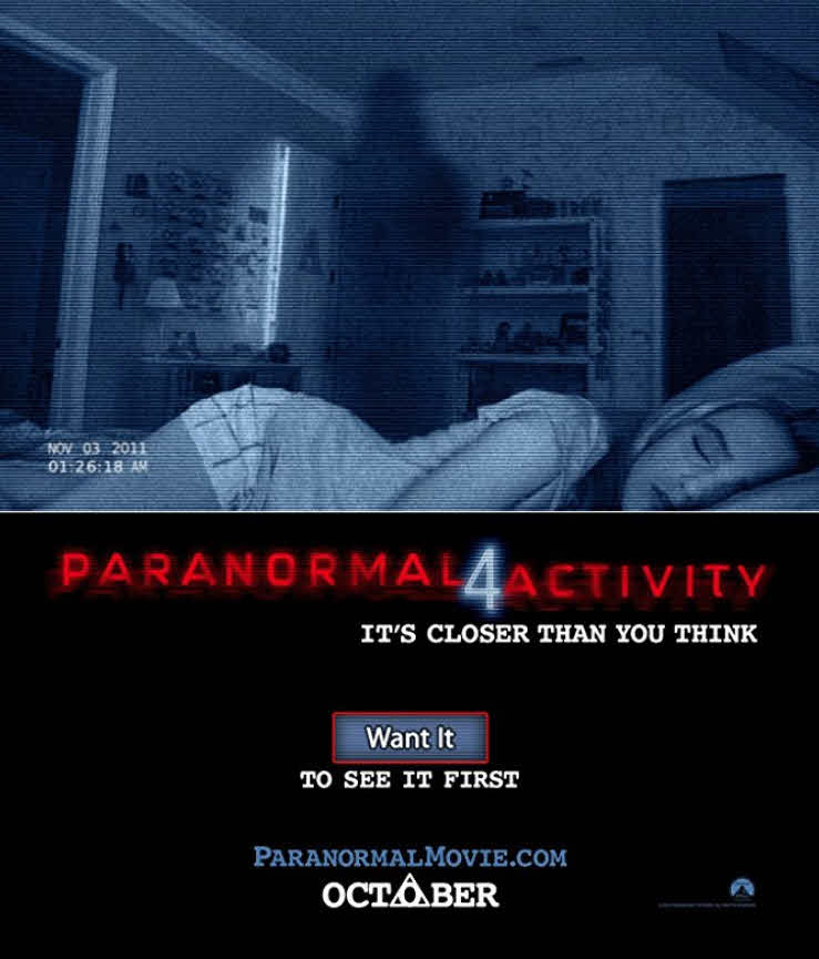 فيلم Paranormal Activity 4 2012 مترجم